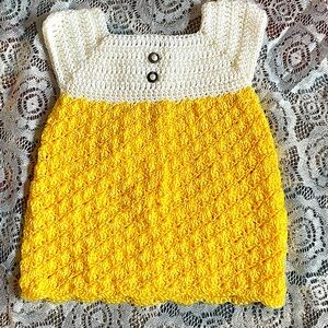 Crochet baby dress